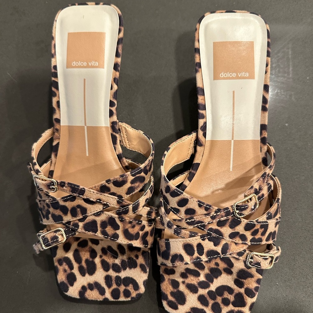 Dolce Vita Animal Print Sandals